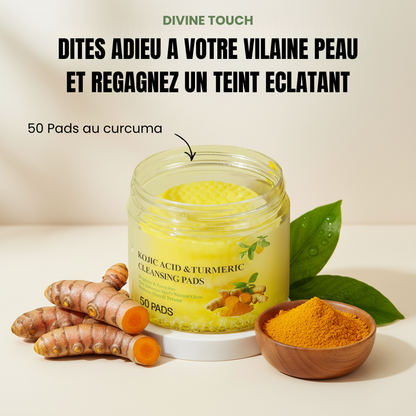 Kit curcuma : Coton curcuma + Sérum au curcuma + Masque au curcuma + Crème solaire La Roche Posail