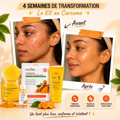 La meilleur routine jour et nuit au curcuma ( Abidjan )