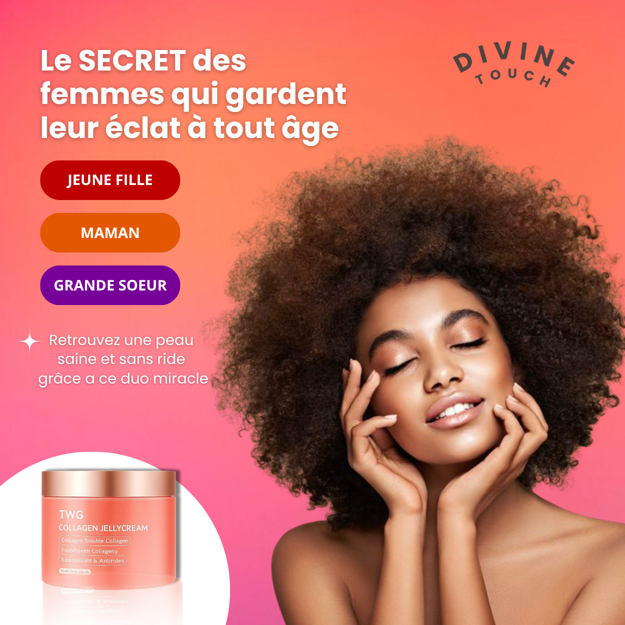 Duo soin visage collagène