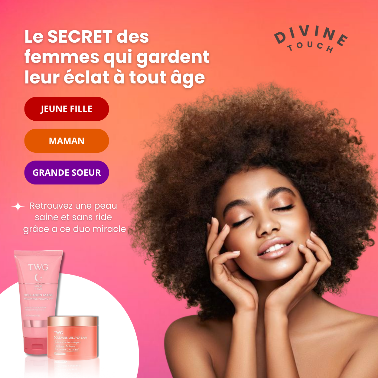 Kit complet routine jour & nuit au curcuma et au collagène