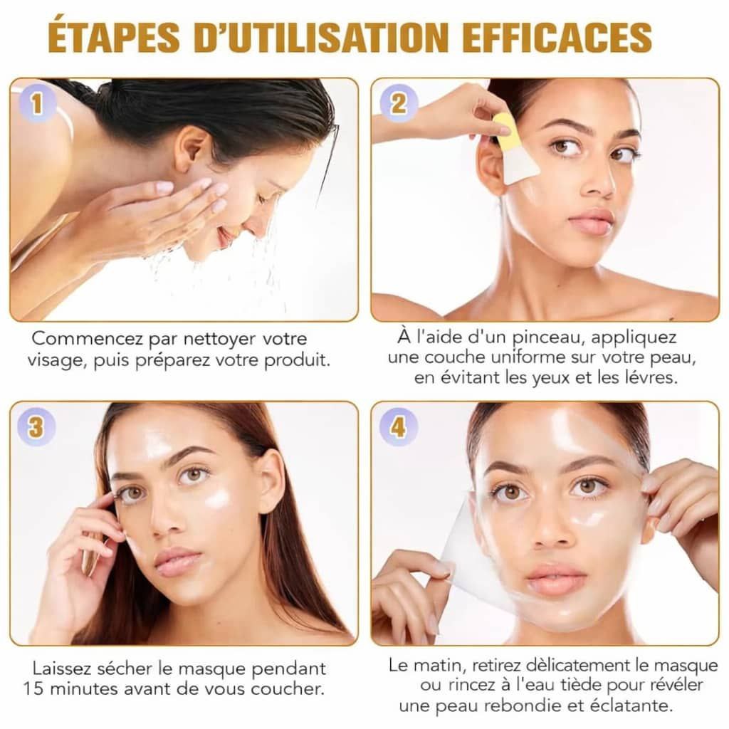 Masque de Nuit au Curcuma & Acide Kojique
