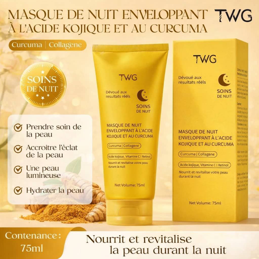 Masque de Nuit au Curcuma & Acide Kojique
